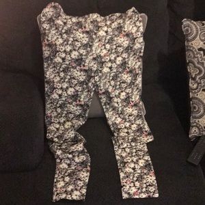 Bethany Mota Floral Leggings